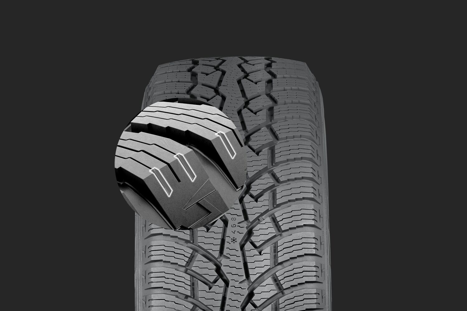 Nokian Tyres Hakkapeliitta CR4 - Stable handling Nokian Tyres Hakkapeliitta CR4 - Stable handling